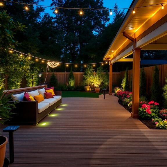 illuminated outdoor space design