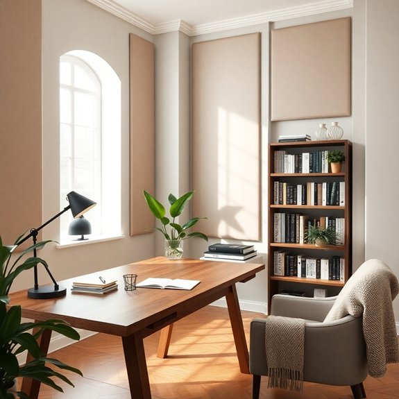 incorporate sound absorbing materials