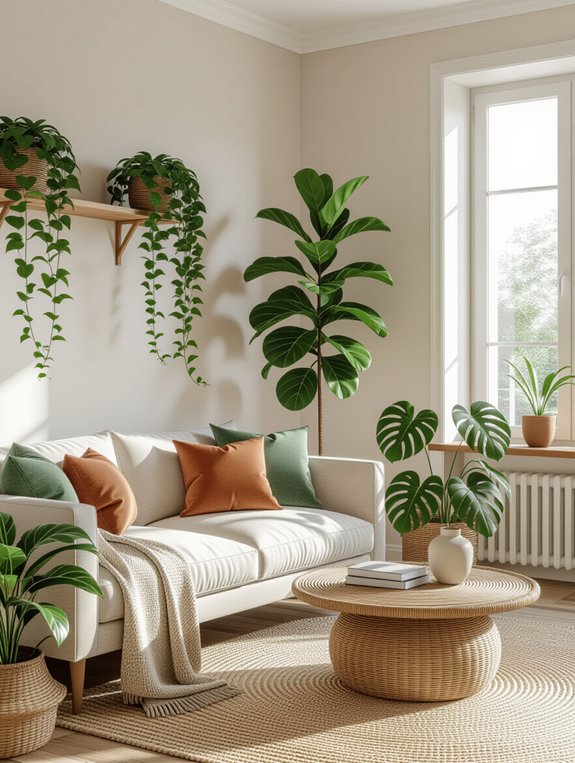 indoor plants enhance aesthetics