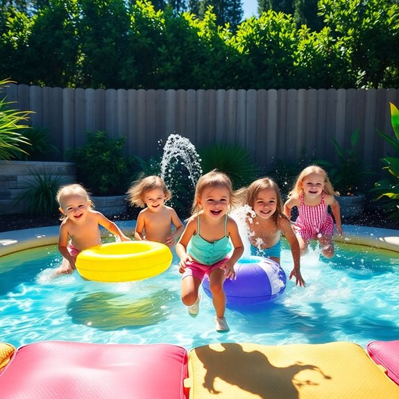 interactive aquatic playground zone