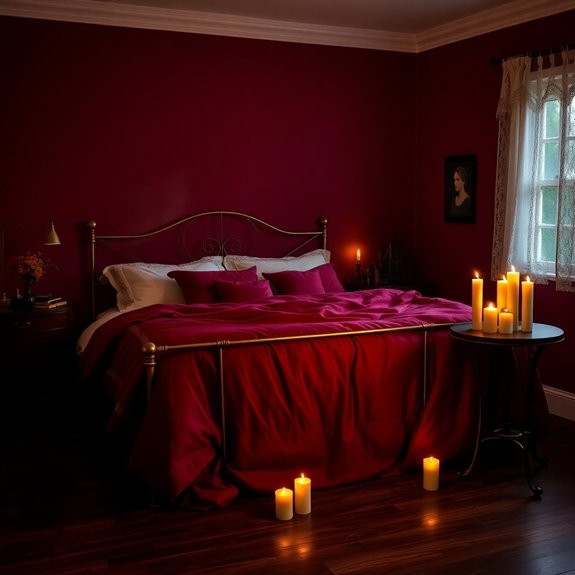 intimate dinner atmosphere