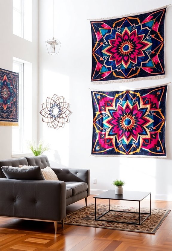 intricate patterned shapes