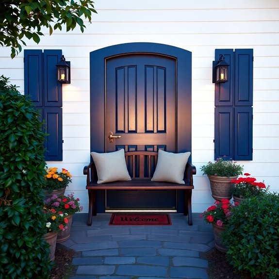 inviting outdoor seating area