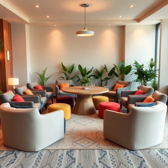 inviting spaces for conversations