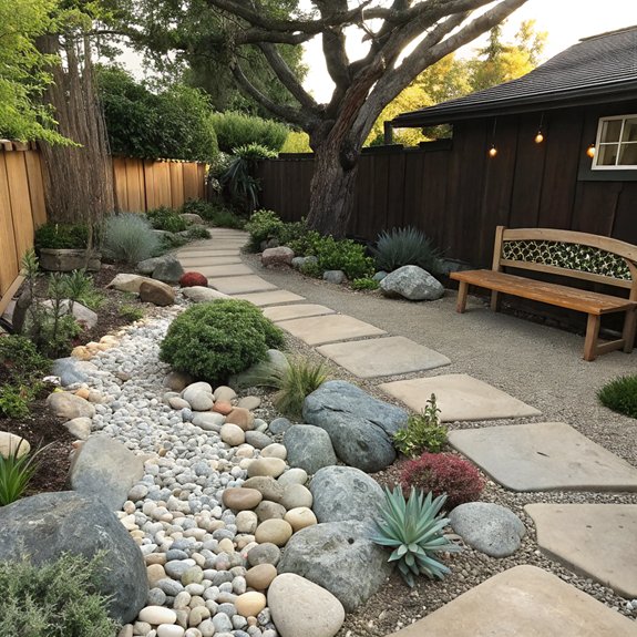 landscaping with stones creatively