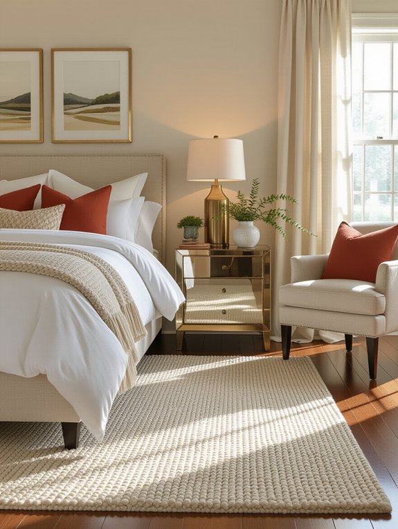 layer rugs for comfort