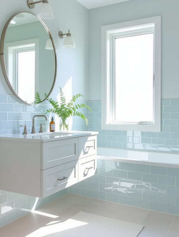 light colors enhance space