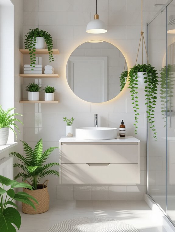 low maintenance bathroom plants
