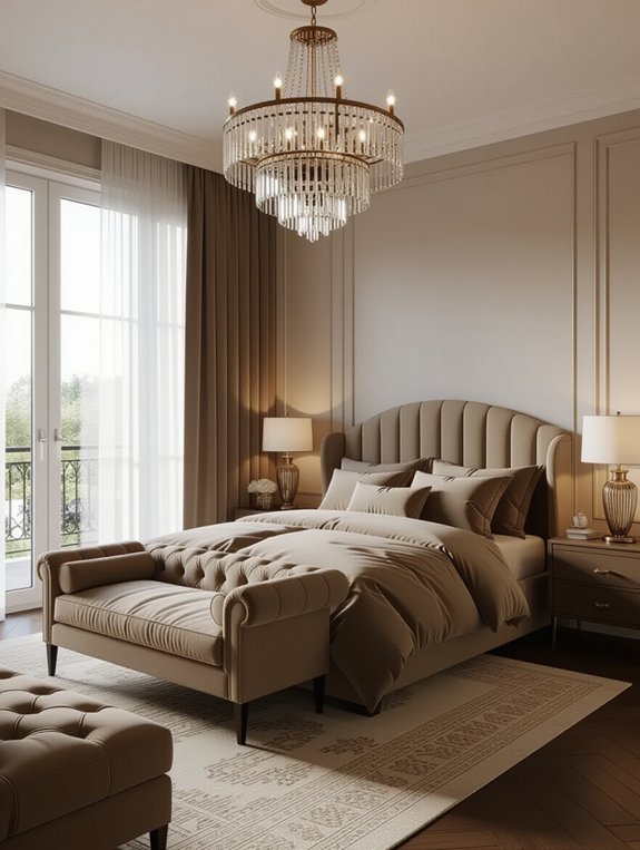 luxe bedroom lighting options