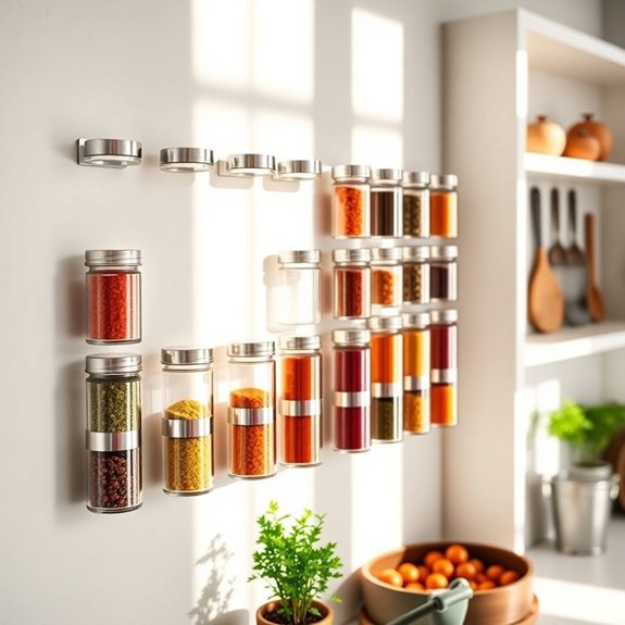 magnetic kitchen storage solution