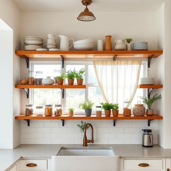 maximize open shelving efficiency