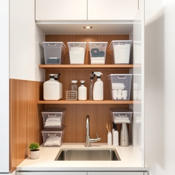 maximize under sink storage