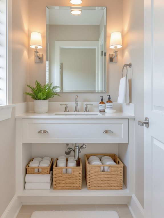 maximize under sink storage