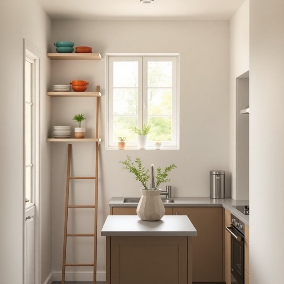 maximize vertical storage options