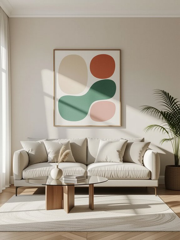 minimalist artwork for tranquility