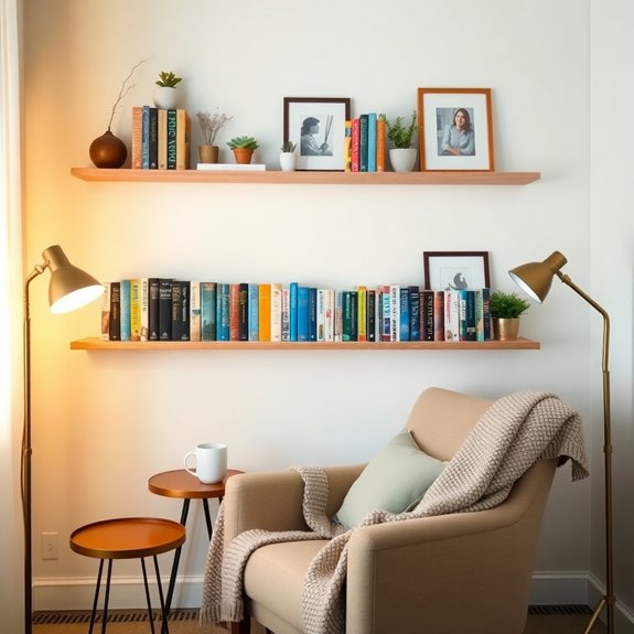 minimalist wall storage solution