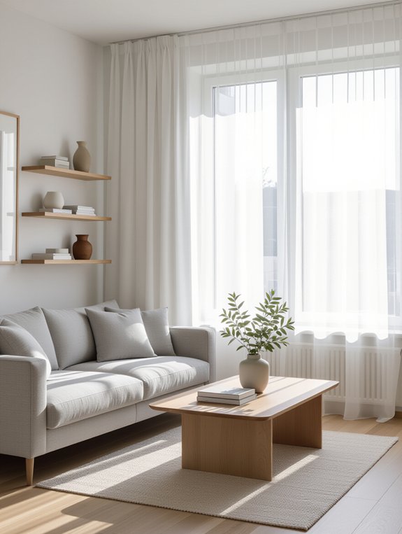 minimalist window treatment options