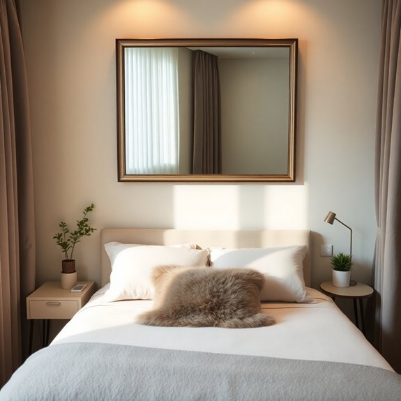 mirrors create visual illusion