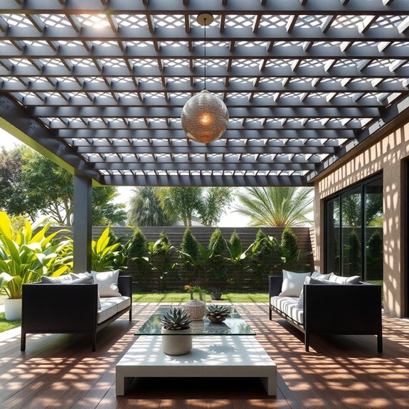 modern sleek metal design