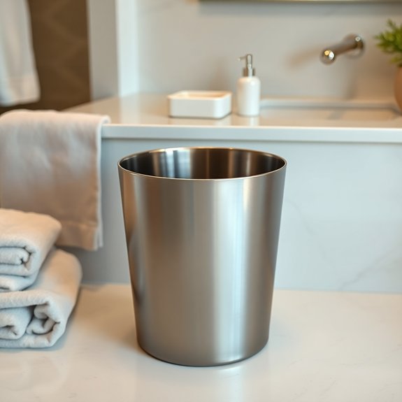 modern stylish trash bin
