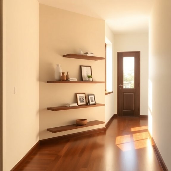 mounting decorative wall storage