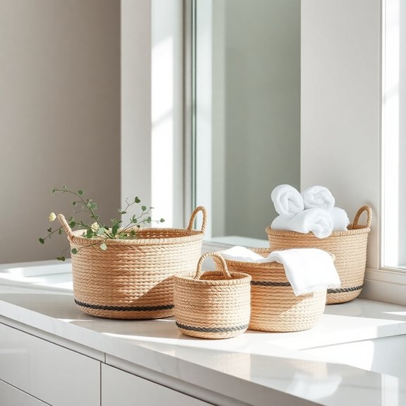 multi purpose organizational baskets