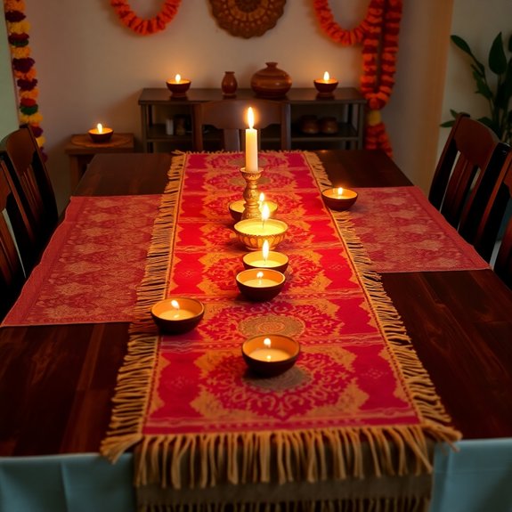 natural fiber table runners