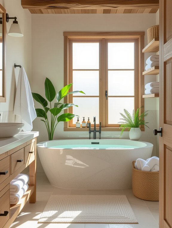 natural spa like atmosphere