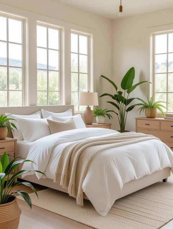 nature inspired bedroom design