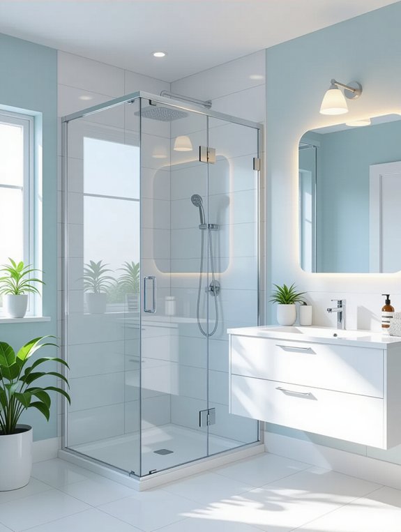open airy glass enclosures