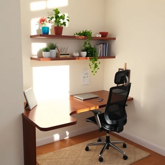 optimize corner area usage
