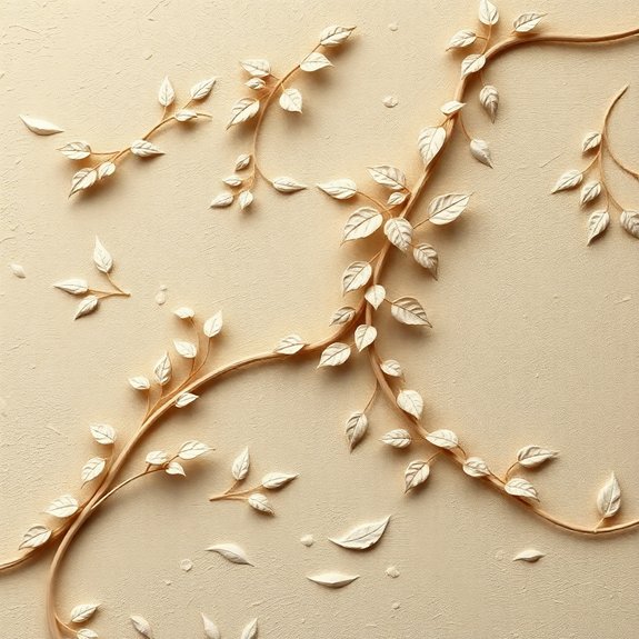 organic textured wall decor