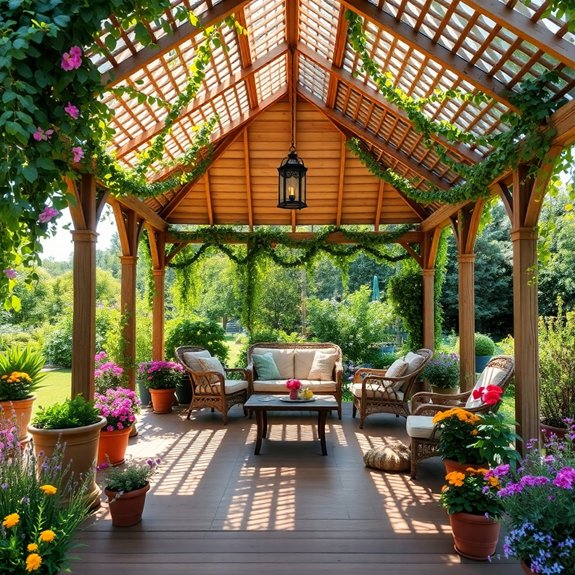 outdoor relaxation space
