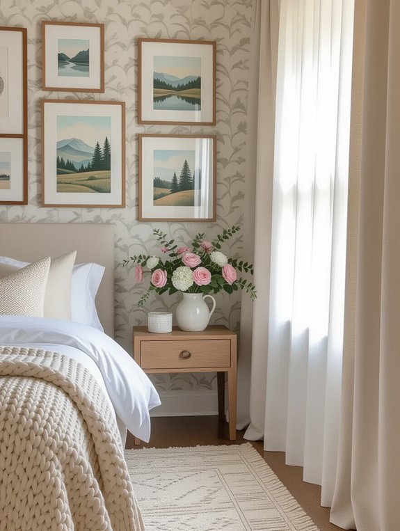 personalized gallery wall display