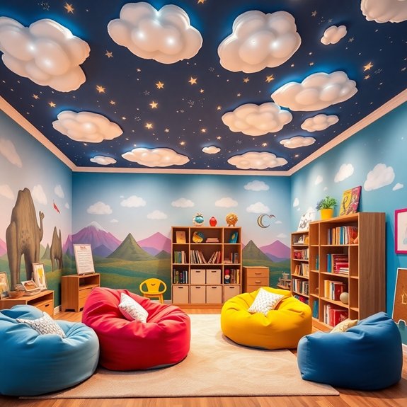 playful ceiling artistry concepts