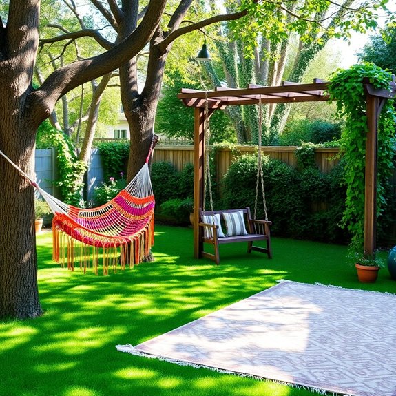 relaxing outdoor seating options