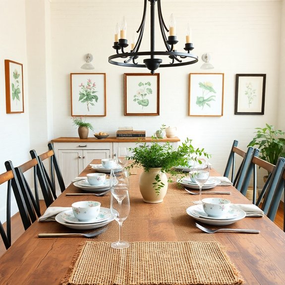 retro elegant dining sets