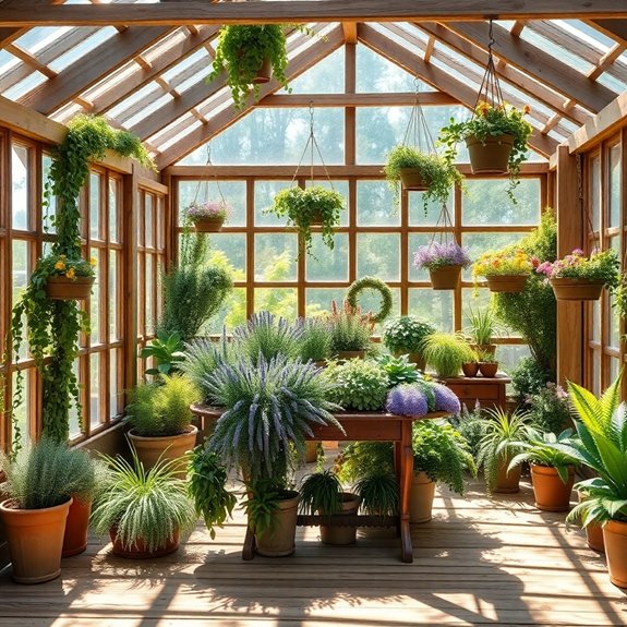rustic farmhouse greenhouse design