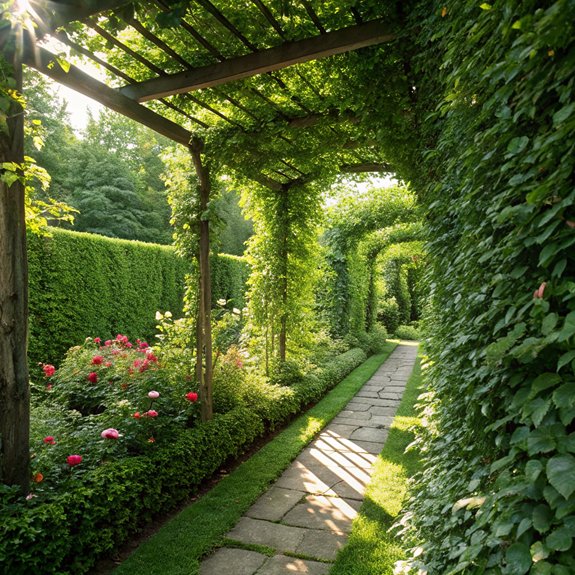secluded outdoor living spaces