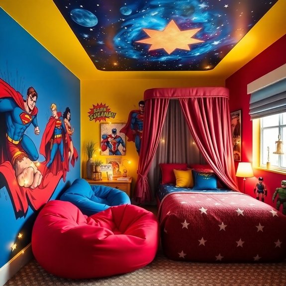 secret lairs of heroes