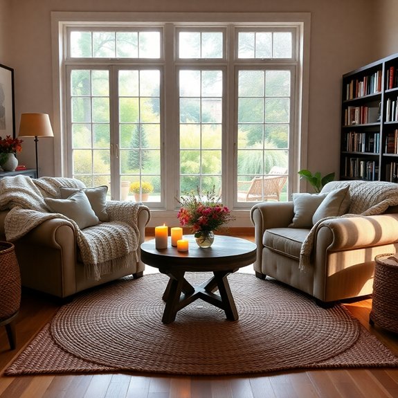 select cozy seating options