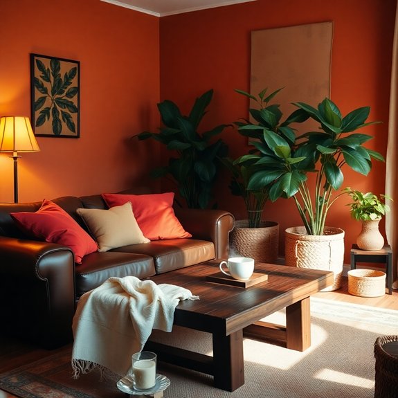 select vibrant warm hues