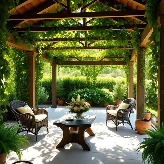 serene garden retreat space