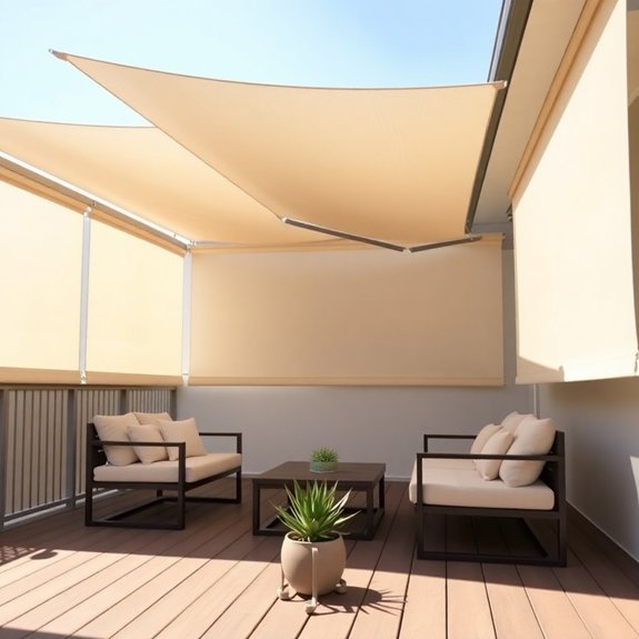sleek folding shade solutions