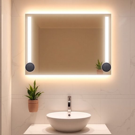 smart mirrors with audio