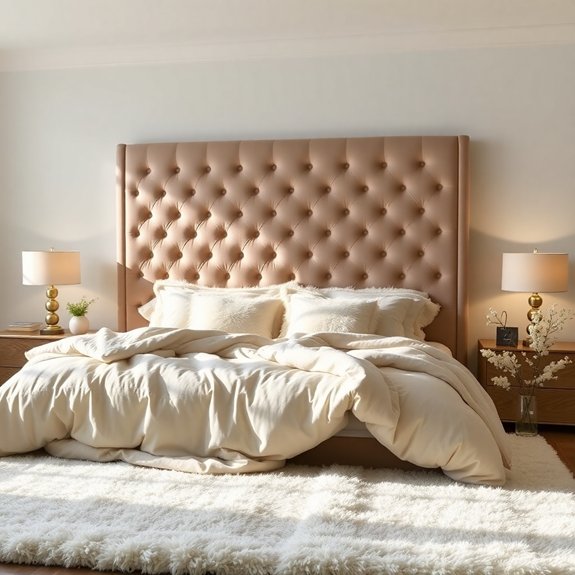 soft upholstered bed frames