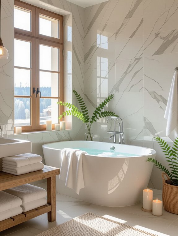 spa like bathroom retreat design