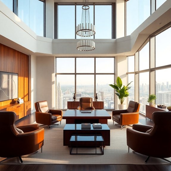 spacious interconnected living spaces