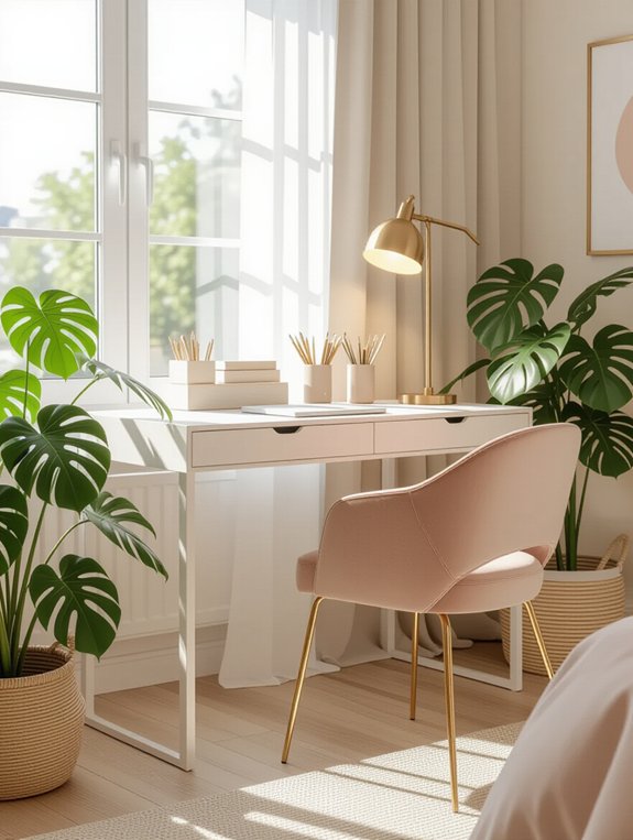 stylish and personalized workspace