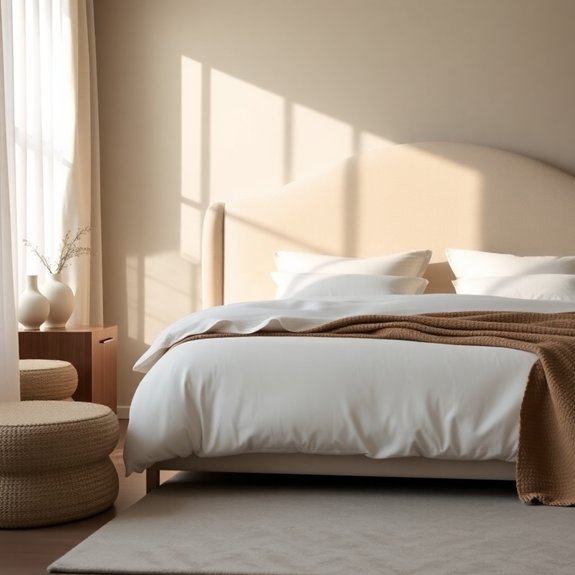 stylish bed frame accents